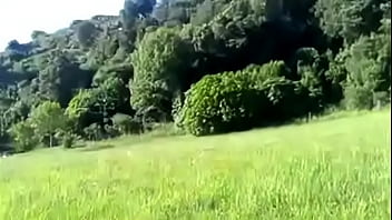Preview 3 of Asian Cock Biting - Wife Creampied by Stranger Blindfolded Tied To A Tree