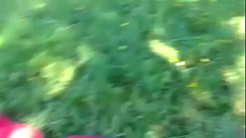 Preview 1 of Asian Cock Biting - Wife Creampied by Stranger Blindfolded Tied To A Tree