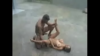Preview 3 of Nepali Girl Force - Sex in rain Birjesh ne kri apni bhen ki chudai