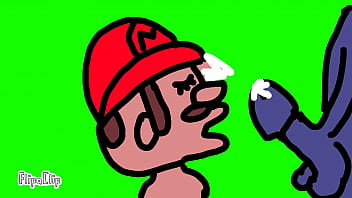 Preview 4 of Alexis Agent - Sonic fudendo mario com gozada na cara