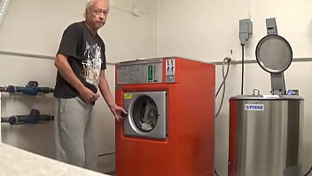 Preview 1 of Feka Taksi - Roger Virre in a public laundry