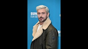 Preview 1 of Anal Blonde Glasses - Zac Efron Nude/Gay - Try Not to Cum!!