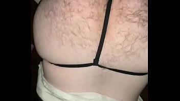 Preview 2 of Hairy Porn Tub - Stuffed with Toy after being Used