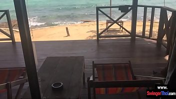 Preview 2 of Xxx Dasi Real Sex Vefio - Cabana on the beach has teen couple horny to fuck in it