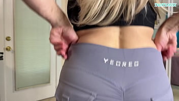 Preview 1 of Nagpur Xxx - Sexy MILF Gym workout Clothes Try On Haul - SFW - TabithaXXX
