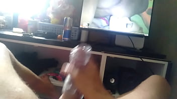 Preview 2 of Boy Fukh Boy - playing w muy new toy