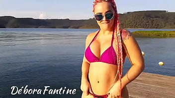 Preview 3 of Mature Chubbu - D&eacute_bora Fantine dan&ccedil_ando Surtada na Ilha
