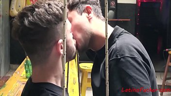 Preview 2 of Big Booobs And Very Big Booobs - Sexy Studs Fuck In A Gay Bar Passionately