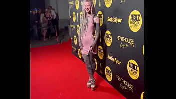 Preview 1 of Urut Bini - Me on the red carpet! ️#RedCarpet #GlamMoment #InkedModel #TattooJourney #Psyland25 #InkedAndFierce #EyeballTatto...