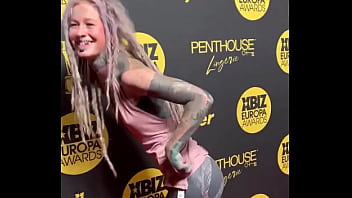 Preview 4 of Urut Bini - Me on the red carpet! ️#RedCarpet #GlamMoment #InkedModel #TattooJourney #Psyland25 #InkedAndFierce #EyeballTatto...