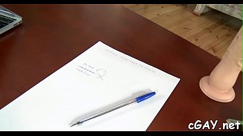 Preview 1 of Hairy Casting Threesome - Smutty ass fucking with fake penis