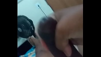 Preview 3 of Redhead Fucking On Rocking Chair - Neg&atilde_o batendo punheta e gozando