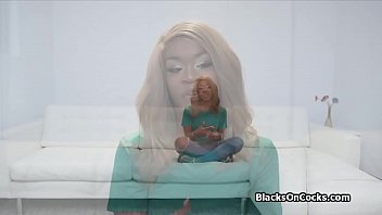 Preview 1 of Blakedcomhd - Blonde black amateur fucked on porn audition