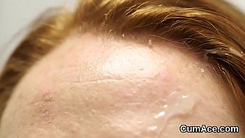 Preview 2 of Big Boobs Nurse Brazzers - Unusual centerfold gets sperm load on her face swallowing all the jizm