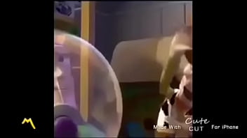 Preview 3 of Slut Olive Blaq - Buzz lightyear gets fooled