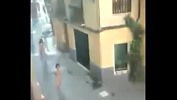 Preview 1 of Woman Breastfeeding Old Man - Caminata desnudas
