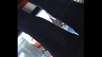 Preview 2 of Teens Firm Blobs - Vecina en la tienda