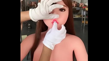 Preview 1 of Voyeur Son Mother - A nice little mouth to prepare to suck big cocks ,  Une belle petite bouche pour se pr&eacute_parer &agrave_ sucer des grosse bites,  sex doll sexdoll real doll