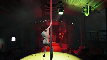 Preview 1 of Fat Aunty Pussy Photo - Fallout 4 Hard Sex Pole Dance