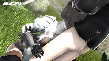 Preview 2 of 3gd Sexy - Yorha 2P Perv Garden
