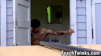 Preview 4 of Nizh Xx - Gay twinks Phillip Ashton and Chris Porter enjoy ass fucking