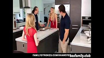 Preview 1 of Japan Weather Girl In Action - Step Sister Sucks And Fucks Not During Dinn