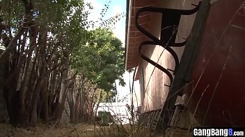 Preview 1 of Anal Hand Job - Wet blonde MILF got banged by a group of black thieves