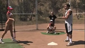 Preview 4 of Family Sexy Video Open - A baseball team full of sluts uses their bodies to distract the opponent