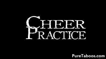 Preview 1 of Tits Jee - Cheerleader teen seduces mature neighbour