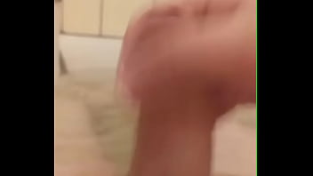 Preview 2 of Gulpanra Sexx - Jerking off my uncut cock in my bathroom