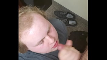 Preview 4 of Lucky Guy Fingers A Stripper - Amateur guy takes a facial from me