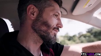 Preview 2 of New Xxx Sex Moves Hospatel - Teen babe Kristen Scott need help to fix her broken car and a horny mechanic came to help and fucked her as a payment for his services.