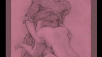 Preview 2 of Black Trouser Xxx - vintage erotic drawings