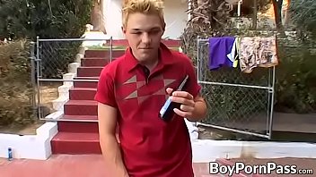 Preview 1 of New Girls Ki English Xxx - Slim young gay blows a big cock before outdoor anal fucking
