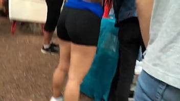 Preview 4 of Old Man Make Teen Squirt - Teen Spandex Shorts (Full Video Description)