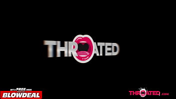 Preview 1 of Indian Bhabig Sex - Throated - Super Gorgeous Brunette Gets Her Throat &amp_ FACE Covered In Cock Juice