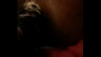 Preview 2 of Hot Mife - DL black hubby fucks self with huge dildo while wife&#039_s away