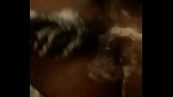 Preview 3 of Hot Mife - DL black hubby fucks self with huge dildo while wife&#039_s away