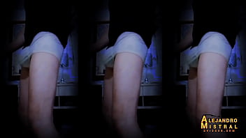 Preview 1 of Jadzia Dax Kira Nerys Clit - ALEJANDRO MISTRAL calzoncillos blancos sexy y erotico marcando la verga mientras baila