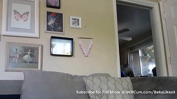 Preview 1 of Samantha Rone Gangbang - PAWG MILF Soccer Mom Plays With Her Pussy Before Stepson Comes Home