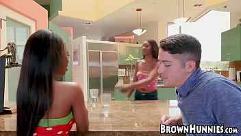 Preview 1 of Xxx Hb Rape - Ebony teen Sarah Banks rides hard cock before 69 blowjob