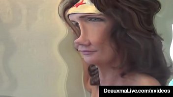 Preview 3 of Xxx Girls Mp4 School - Cosplay Cougar Deauxma Orgasms With Evil Mature Dr. Focker!