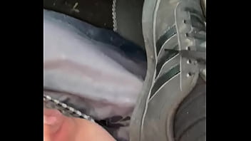 Preview 3 of 3girls 1boy Fuck Hostel - Teen Deja cums all over car as bf plays with her little pussy