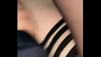 Preview 4 of 3girls 1boy Fuck Hostel - Teen Deja cums all over car as bf plays with her little pussy