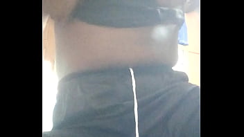 Preview 4 of Pettite Mom - Black girl shows off hot big boobs