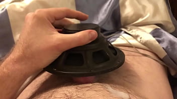 Preview 4 of Vintage Lingerie Porn Pics - Bass Speaker does the job