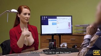Preview 2 of Hvuhggx Xws - LOAN4K. Redhead Isabella Lui with huge hooters has sex for cash with loan agent