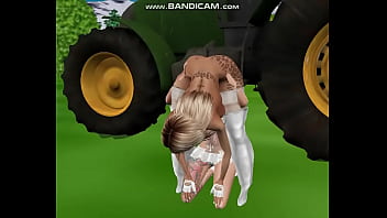 Preview 2 of Pinky Vs Cherokee Dass Xxux - Red Light Alpine Milk Farm: Manuela