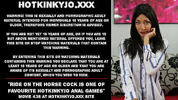 Preview 1 of Sanaskhi Senha Xxx Video - Ride on the horse cock is one of most favourite Hotkinkyjo anal games