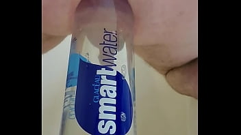 Preview 2 of 16 Yr Video - Soldier sitting on a bottle to stretch his slutty hole